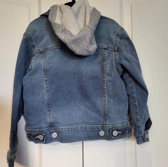 Boys Hooded Jean Jacket by Old Navy - Picture 2 of 5